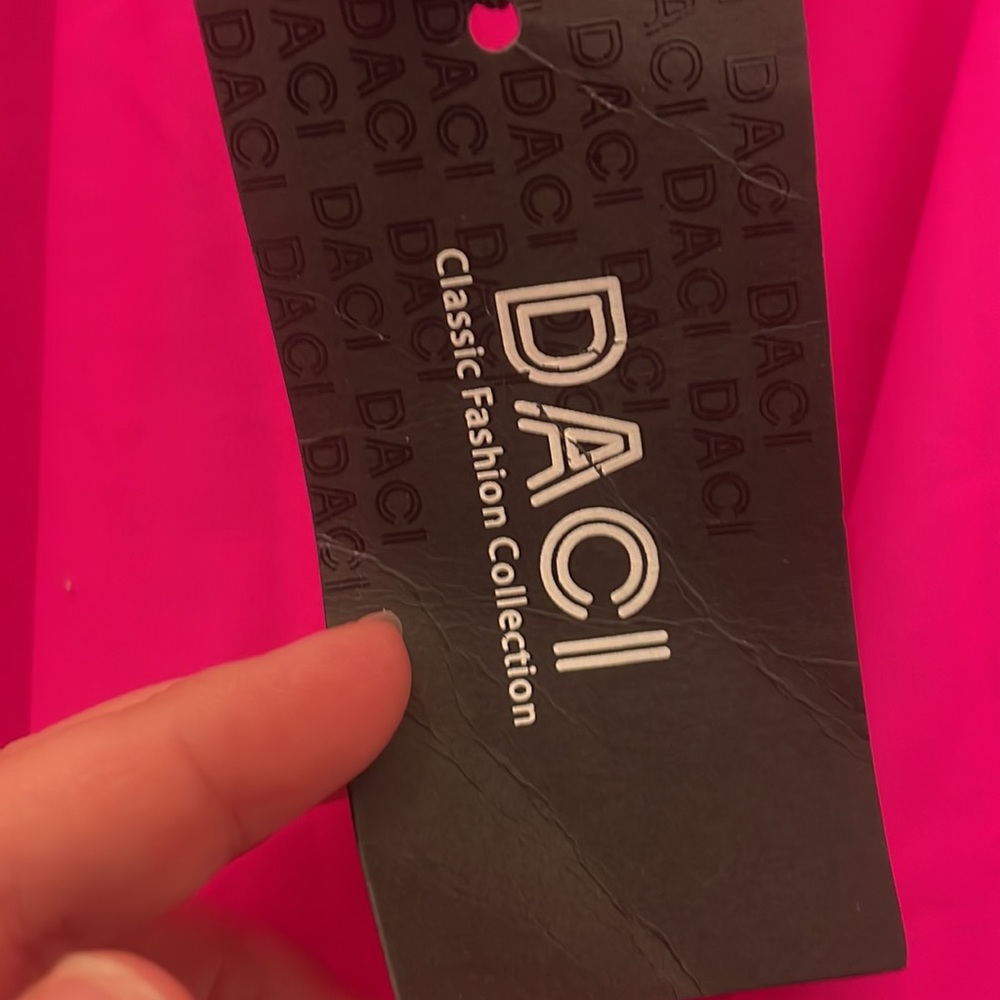 Daci mesh peekaboo hot pink ONE PIECE swimsuit 16W new - Picture 8 of 15
